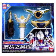 萬(wàn)代（BANDAI）奧特曼經(jīng)典變身器套裝玩具 迪迦神光棒戴拿閃光劍蓋亞 52773-2變身套裝歷戰之英雄