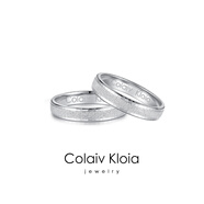 Colaivkloia情侶戒指男女對(duì)戒銀一對(duì)磨砂款可調(diào)節(jié)時(shí)尚飾品情人節(jié)生日送男女友 Tk309情侶一對(duì)價(jià)（備注碼數(shù)） 開(kāi)口可調(diào)節(jié)