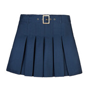 伊頓紀德學(xué)院裝兒童秋季新款裙子 女童大童半身裙10Q260 藏青10Q260 170cm
