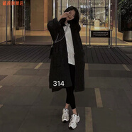 藏顏慵懶風(fēng)粗線針織外套女2023秋冬百搭寬松中長(zhǎng)款毛衣開(kāi)衫上衣潮 黑色加厚 L建議115-128斤