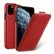 錦灝適用三星Galaxy S25 Ultra手機殼真皮s24+上下翻蓋保護套商務(wù)全包防摔時(shí)尚高檔 上下翻蓋皮套紅色荔枝紋 三星s24ultra