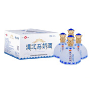 草原部落內蒙古特產(chǎn)蒙古包漠北馬奶酒康莊白酒16度乳白色奶酒500ml*4瓶/箱