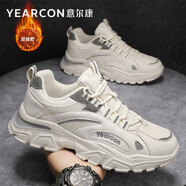 意爾康男棉鞋時(shí)尚潮流運動(dòng)休閑鞋戶(hù)外男士老爹鞋厚底百搭鞋子男