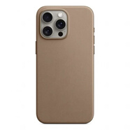 適用蘋(píng)果16promax手機(jī)殼皮革磁吸動(dòng)畫(huà)iPhone15pro全包真皮保護(hù)套1 【灰褐色】真皮革Magsafe磁吸動(dòng)畫(huà)裸機(jī)不 iPhone 16 Pro Max
