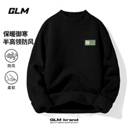 GLM毛衣男秋冬季重磅加厚半高領(lǐng)長(zhǎng)袖針織衫男士潮流寬松保暖打底衫