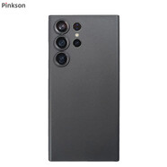 Pinkson 三星S25/S23/S24 Ultra手機殼超薄透明全包磨砂硬殼防指紋PP材質(zhì)不變黃散熱男士新潮款軟 【純黑色】輕薄防指紋 【三星Gaxaly S23】