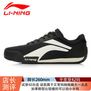 李寧男鞋阿甘鞋休閑運動(dòng)鞋春秋季新款夏季鞋子慢跑鞋板鞋 361黑色【標準碼】 42