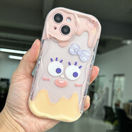 江銘 適用蘋(píng)果15plus手機殼粉紅嫩色少女款高級感15plus保護套四角防摔軟殼新潮流行網(wǎng)紅男女生款