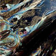 纖裳蝶馬面裙女輕奢新中式國(guó)風(fēng)鳳鳴宋制漢服秋冬刺繡織金紅色馬面裙 黑色  單件馬面裙 L(165-175cm)