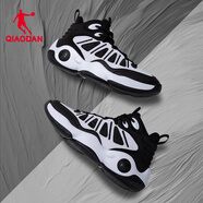 喬丹女鞋籃球鞋新品耐磨減震實戰(zhàn)運動休閑網(wǎng)面透氣跑步鞋 黑色/喬丹白110 39
