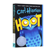 英文原版 Hoot 貓頭鷹的叫聲 拯救貓頭鷹 紐伯瑞銀獎 小說 Carl Hiaasen送音頻