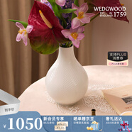 Wedgwood[11.11保價]威基伍德雅韻30cm骨瓷花瓶歐式風(fēng)格擺件客廳插花 雅韻窄口花瓶 23cm