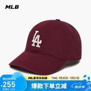 MLB帽子男女軟頂棒球帽虞書欣明星同款運動鴨舌帽3ACP6601N-07RDS-F