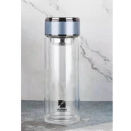 亞泰（YATAI）玻璃杯雙層水晶玻璃杯定制水杯子廣告印字logo帶手 300ml 4174- 301-400ml