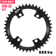 PASS QUEST R9200 bcd110 R7100/8100 12速u(mài)t da正負齒公路車(chē)單盤(pán) 鏤空圓盤(pán)黑色42T