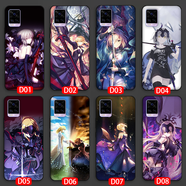 WENYAFF三星S24/S23/S22/S21/S20Ultra手機殼A54 A53 A51 A71卡通動(dòng)漫Note20/10/9/8硅膠軟套S10/S9/S8+潮 動(dòng)漫fgo-fate Saber-貞德吾王 液態(tài)硅膠古董白-留言手機型號和編號