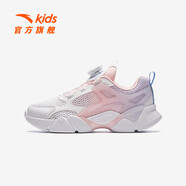 安踏兒童跑步鞋A312428801 白/珍珠粉/淺紫色-2 37