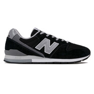 NEW BALANCE 新百倫 CM996系列 男士女士運動鞋 男女同款復古 休閑鞋 CM996BP 黑色x灰色 US7.0(25cm)