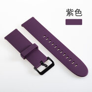 奴瑪尼適用amazfit華米米動青春版lite表.帶華米GTR2\/GTS硅膠適用mm20表帶小米watch S1/S2/S3 紫色 20mm