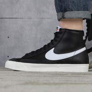 耐克（NIKE）男鞋 Mid  高幫復(fù)古拼接男子休閑運(yùn)動(dòng)板鞋 BQ6806-002 黑白 39