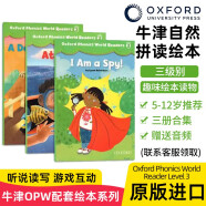 英文进口原版 牛津自然拼读绘本 3级别3本 幼少儿英语OPW绘本 趣味儿童读物书 Oxford Phonics World Readers [平装]