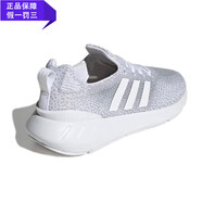 阿迪達斯 （adidas）艦店三葉草男女鞋休閑鞋SWIFT RUN 22輕便透氣緩震運動(dòng)跑步鞋 GZ3499/灰白 36