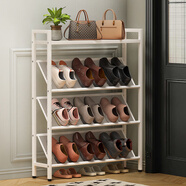 安爾雅鞋架家用門(mén)口簡(jiǎn)易斜放多層出租房夾縫靠墻入戶(hù)門(mén)小窄鞋柜