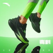 安踏（ANTA）新款男鞋跑步鞋2025夏季網(wǎng)面透氣跑鞋休閑鞋子輕便減震運動鞋子男 黑/城堡灰-5552 毒刺5 39