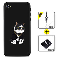 好機(jī)友蘋果4手機(jī)殼iphone4保護(hù)套4S防摔iphone4s全包軟薄情侶潮牌網(wǎng)紅男液態(tài)硅膠女個(gè)性 【蘋果4/4S通用】大佬+指環(huán)+掛繩