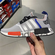 阿迪達斯（adidas）跑步鞋三葉草男鞋2025秋冬季新款NMD_R1Boost運動(dòng)舒適時(shí)尚休閑鞋 FV5217 45
