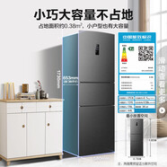 容聲（Ronshen）冰箱253升變頻一級能效三開門家用小型風(fēng)冷無霜中門寬幅變溫三包 BCD-253WD16NPA灰色