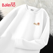 班尼路（Baleno）長袖t恤男秋冬季保暖加絨打底衫青少年國潮休閑圓領(lǐng)男士秋衣上衣