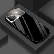 惠改適用蘋(píng)果8Plus手機殼鏡面橢圓形玻璃蘋(píng)果7Plus新款iPhone8網(wǎng)紅蘋(píng)果6splus防摔保護殼情侶男女個(gè)性 【鏡子】純黑色無(wú)圖案 蘋(píng)果6S