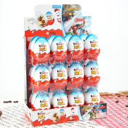 健达（Kinder） 奇趣蛋进口牛奶巧克力蛋儿童休闲零食含玩具生日礼物活动批发 (3月生产）男孩24粒 盒装 480g