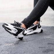 耐克（NIKE） 女鞋運動(dòng)鞋夏季新款復古老爹鞋百搭緩震休閑鞋跑步鞋 AO0354-100亮白黑 老爹鞋 37.5
