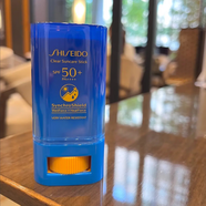 資生堂（Shiseido）日本資生堂新款艷陽夏防曬棒 藍胖子透明防曬膏20g/男士清爽 20g 藍色款