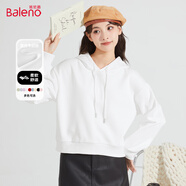 班尼路（Baleno）短款連帽衛衣女2026年秋季新款戶(hù)外寬松休閑校園潮流時(shí)尚長(cháng)袖上衣