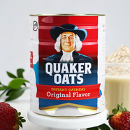 桂格（QUAKER）即食燕麥片800g桶 原裝進(jìn)口早餐素食懶人必備無添加蔗糖純麥片