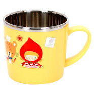 樂扣樂扣（LOCK&LOCK）兒童餐具進(jìn)口不銹鋼小學(xué)生牛奶杯卡通杯子帶手柄水杯250ml