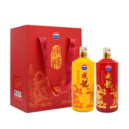 茅臺(tái)（MOUTAI）【2014年】貴州茅臺(tái)成龍酒龍鳳呈祥53度醬香型白酒2瓶禮盒裝 53度 500mL 2瓶 2014年成龍龍鳳呈祥