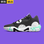 JPNTKYTNEX保羅喬治6代籃球鞋男PG6情人節氣墊實(shí)戰球鞋鴛鴦戰靴兒童運 黑白綠 44