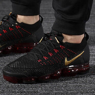 耐克（NIKE）新款男鞋 AIR VAPORMAX 運動(dòng)氣墊休閑緩震透氣馬拉松舒適跑步鞋 BQ7036-001 40.5
