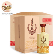 康巴什糧食高度白酒內(nèi)蒙古清香型高粱酒盛世53度500ml 無(wú)添加禮盒裝曲酒 53度 500mL 6瓶 康巴什盛世
