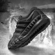 阿迪達斯（Adidas）官網(wǎng)旗艦跑步鞋男鞋女情侶鞋清風(fēng)網(wǎng)面潮流軟底跑步夏季 黑色 42