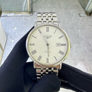 【二手99新】浪琴（LONGINES）男表博雅系列 商務(wù)休閑男士超薄自動機(jī)械手表 瑞士品牌天文臺認(rèn)證 41mm 白盤羅馬 L4.911.4.11.6