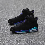 耐克（NIKE）【極速發(fā)貨】 AJ6 男子中幫復古籃球鞋飛人喬6運動鞋 CT8529-004  黑紫 40.5