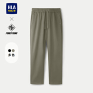 海瀾之家（HLA）休閑褲男裝24秋冬季新款輕商務(wù)時(shí)尚系列加厚保暖男士合體長(zhǎng)褲子 HKCAW3W053A卡其5A L /175建議70-74kg