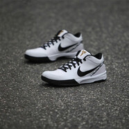 耐克（NIKE）【極速發(fā)貨】耐克 ZK6  Kobe4/6  科比4/6收藏籃球鞋 FJ9363-100  白黑 43