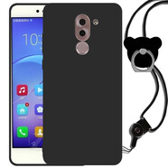 鑫唯樂 華為榮耀暢玩6X手機殼BLN-AL10保護套honor6x榮譽六叉al20個性創(chuàng)意al40全 純黑 關注店鋪 配掛繩指環(huán) 榮耀6X