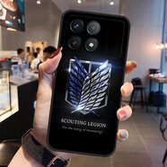 HERONSWING紅米k90 k80手機殼k70至尊版動(dòng)漫小米17pro卡通k70pro防摔15pro軟 進(jìn)擊的巨人-自由之翼 紅米k80